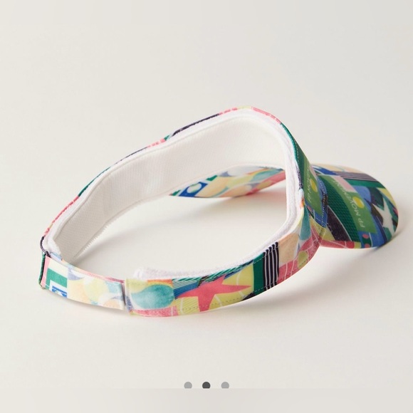 NWT Free People FP Movement Baseline Visor Court Print